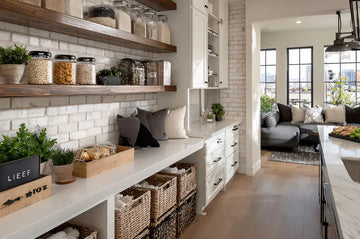 How to Style Open Shelves Without Making Them Look Cluttered