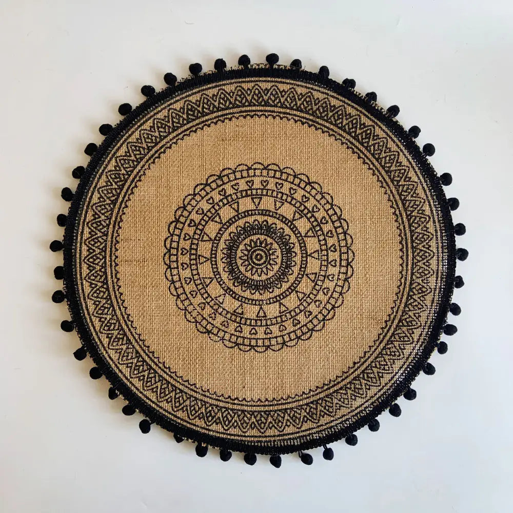 Handcrafted Nordic Coaster & Placemat for Refined Table Styling