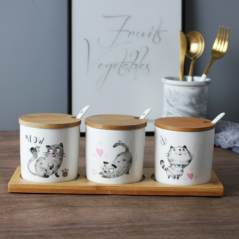 Ceramic Spice Jar with Lid