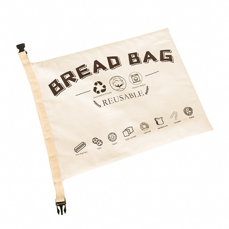 Reusable Cotton & Linen Bread Bag for Eco-Friendly, Stylish Storage