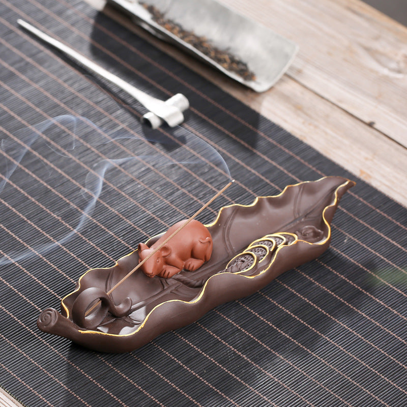 Ceramic Incense Stick Holder Burner
