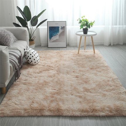 Tie-Dye Long Hair Rug for Cozy, Vibrant Living Spaces