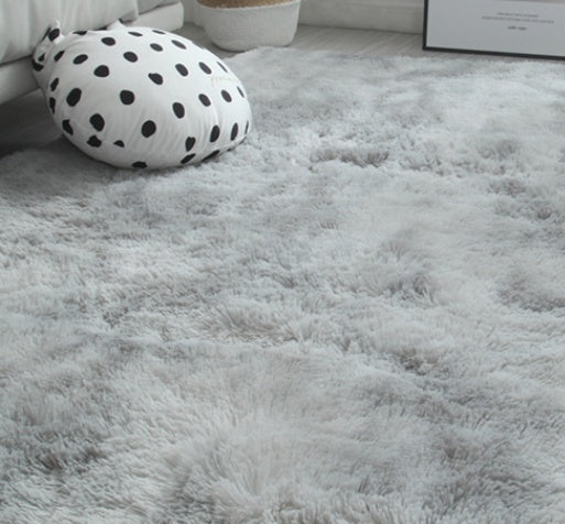 Tie-Dye Long Hair Rug for Cozy, Vibrant Living Spaces