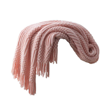 Nordic Knitted Wool Blanket for Cozy, Stylish Living