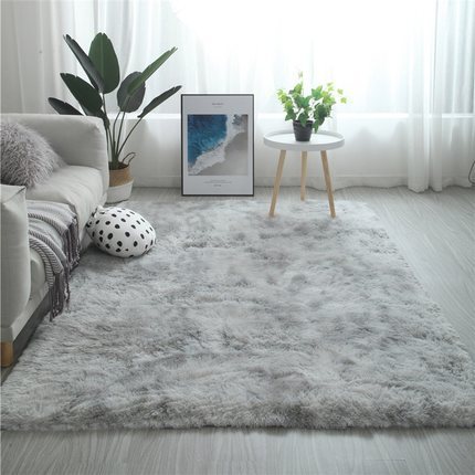 Tie-Dye Long Hair Rug for Cozy, Vibrant Living Spaces