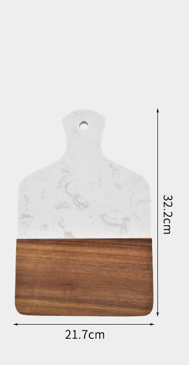 Marble & Wood Chopping Board for Stylish, Effortless Food Prep
