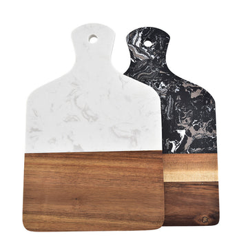 Marble & Wood Chopping Board for Stylish, Effortless Food Prep