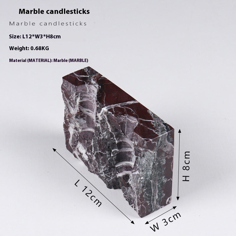 Handcrafted Stone Candle Holder for Refined Home Styling