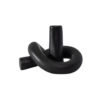 Twisted Tree Knot Ceramic Trinket for Unique, Artistic Décor