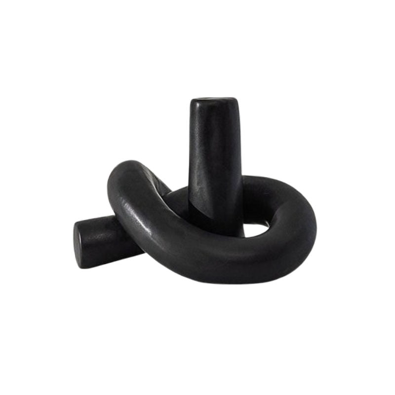 Twisted Tree Knot Ceramic Trinket for Unique, Artistic Décor