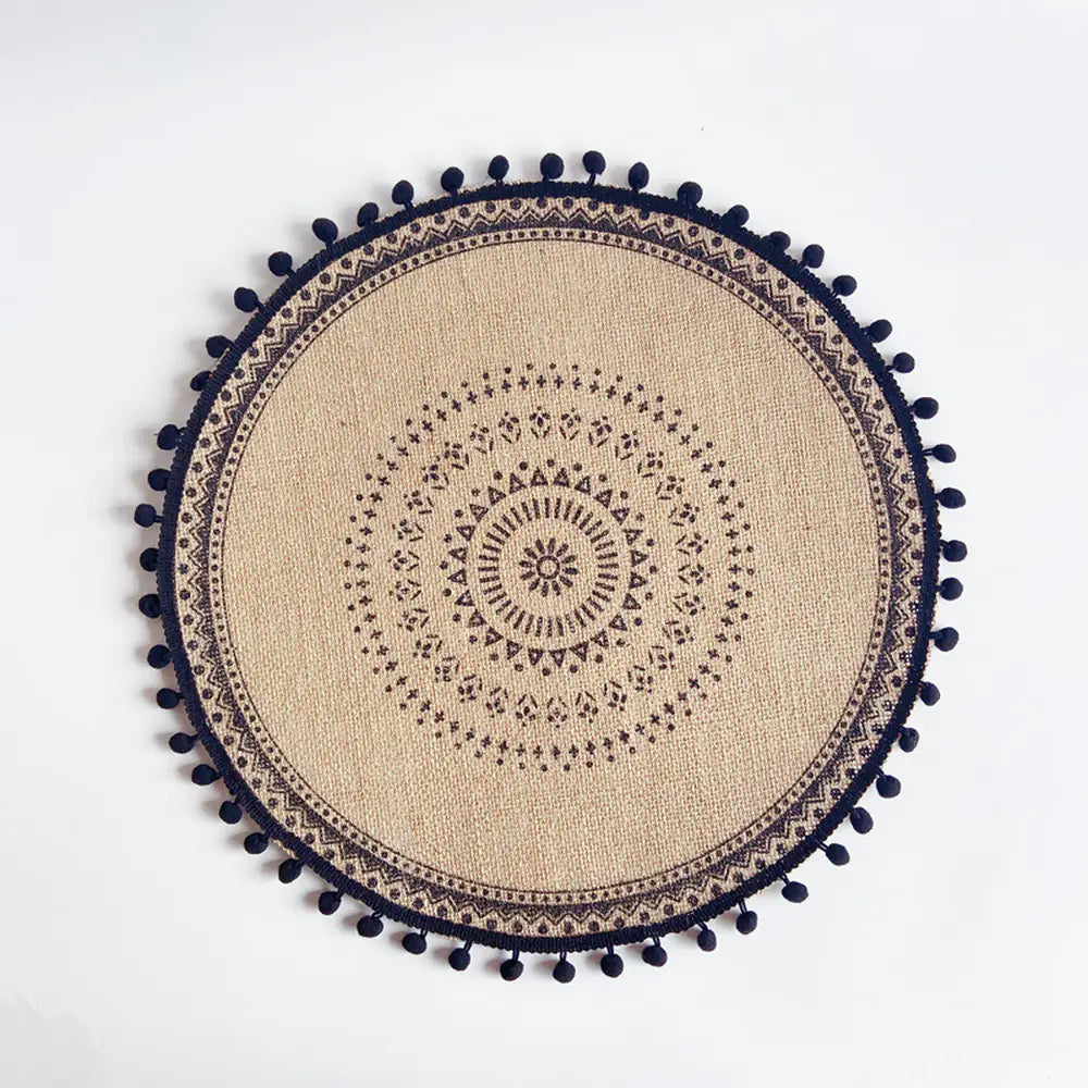 Handcrafted Nordic Coaster & Placemat for Refined Table Styling