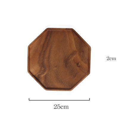 Acacia Wood Star Anise Tray for Warm, Intentional Serving