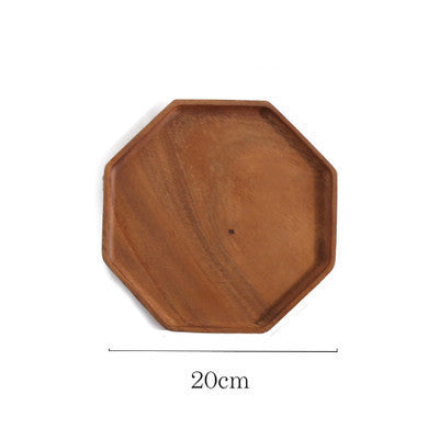 Acacia Wood Star Anise Tray for Warm, Intentional Serving