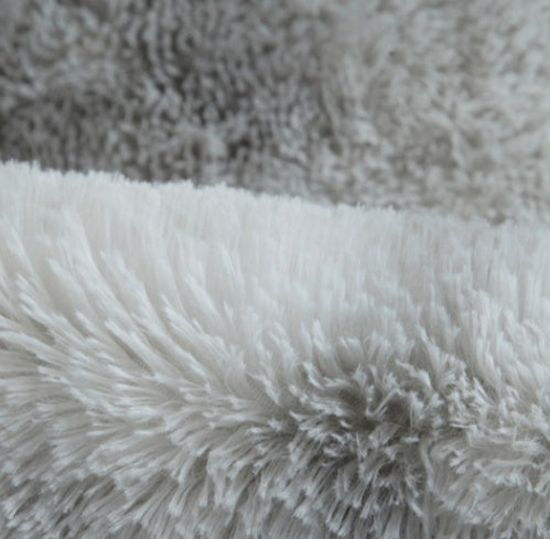 Tie-Dye Long Hair Rug for Cozy, Vibrant Living Spaces