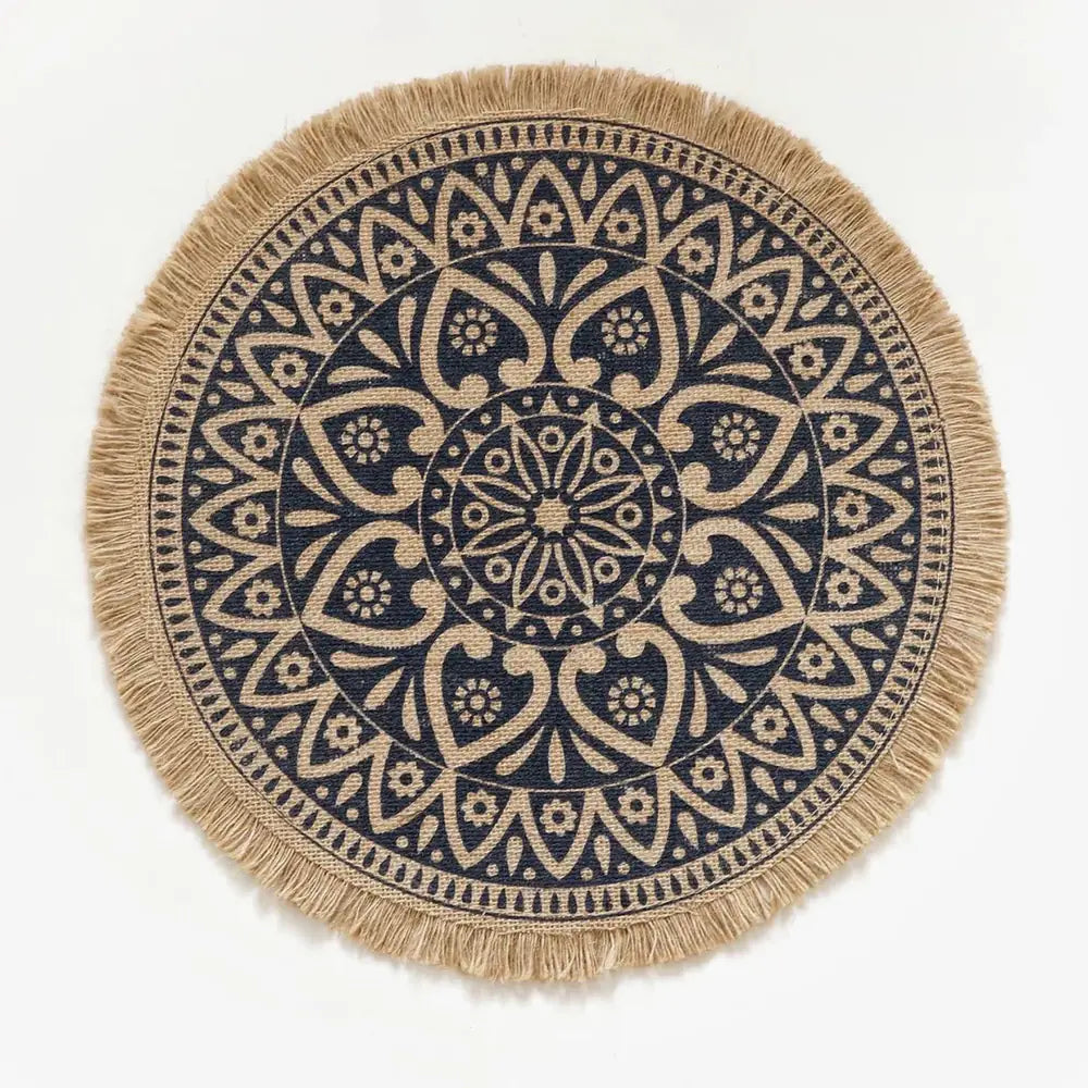 Handcrafted Nordic Coaster & Placemat for Refined Table Styling