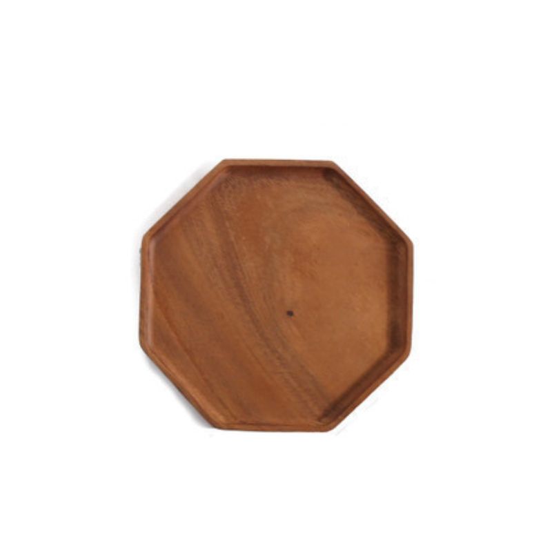 Acacia Wood Star Anise Tray for Warm, Intentional Serving