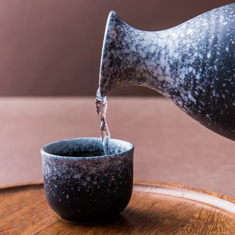 Minimal Ceramic Sake Jug for Elegant Serving