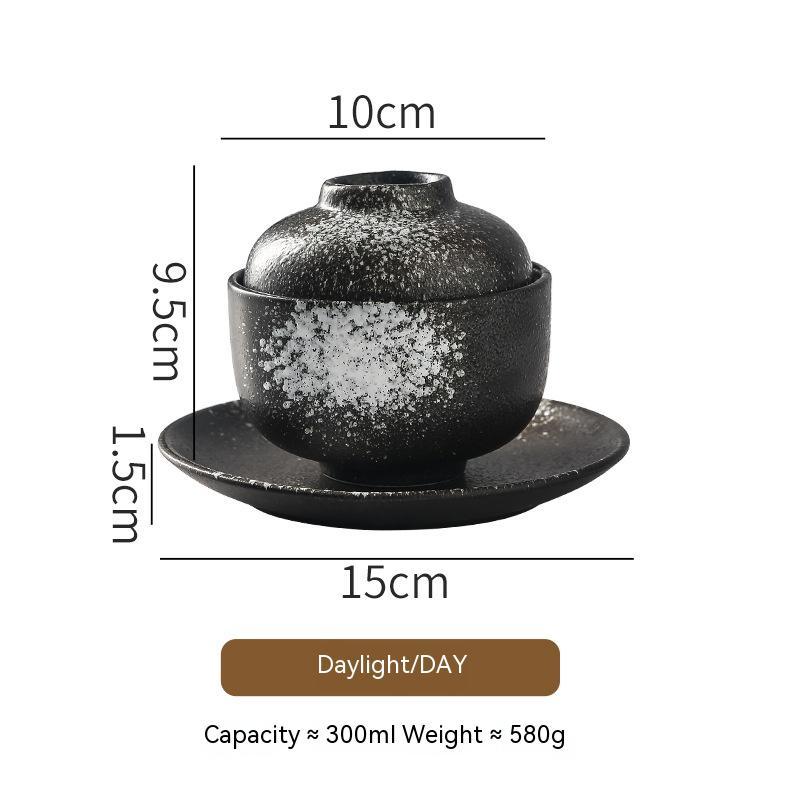 Ceramic Soup Bowl with Lid for Elegant, Everyday Dining