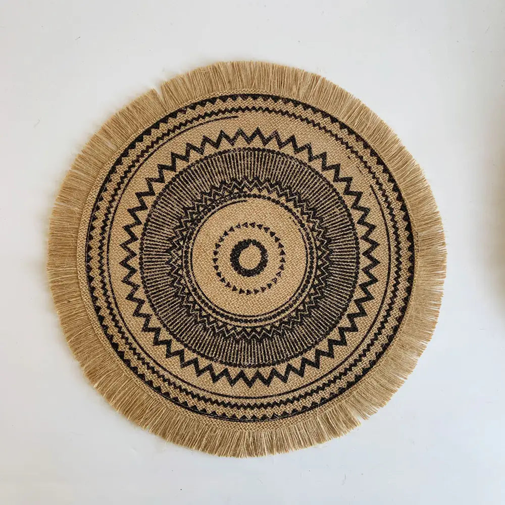 Handcrafted Nordic Coaster & Placemat for Refined Table Styling
