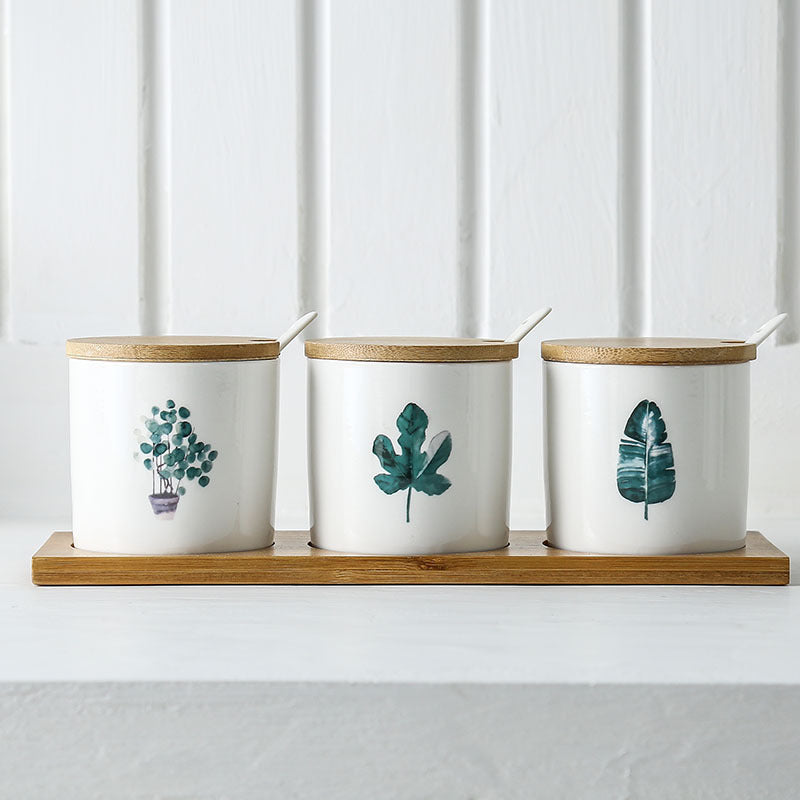 Ceramic Spice Jar with Lid