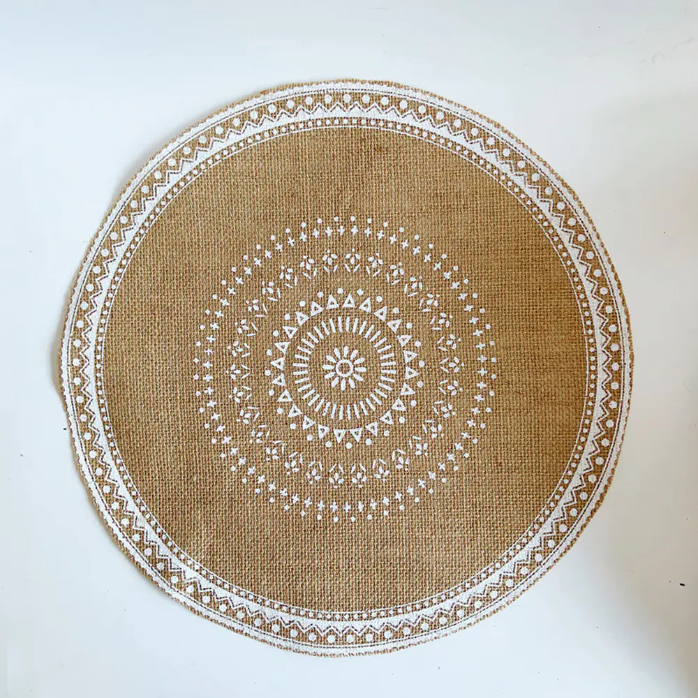 Handcrafted Nordic Coaster & Placemat for Refined Table Styling