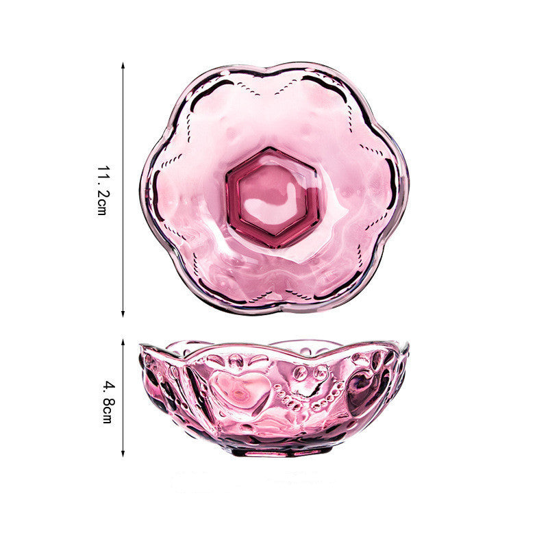 Artisan Bird’s Nest Glass Bowl for Timeless Culinary Presentation