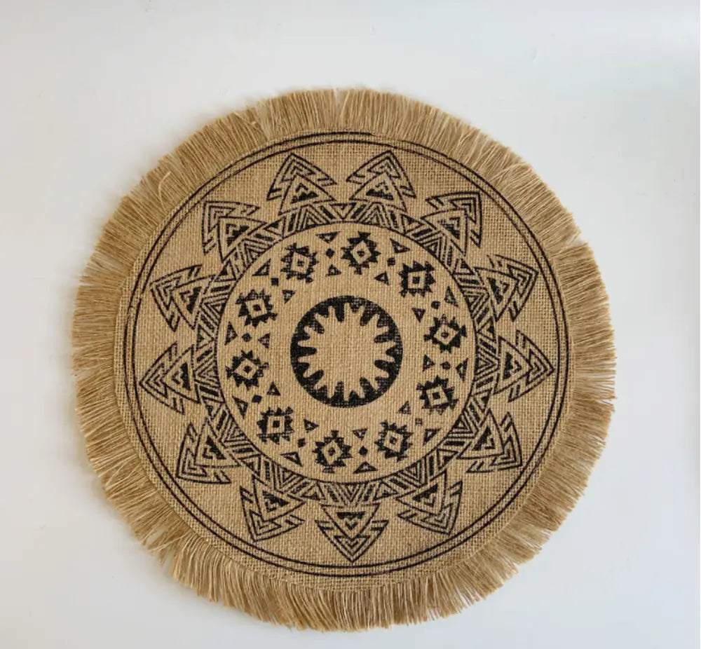 Handcrafted Nordic Coaster & Placemat for Refined Table Styling