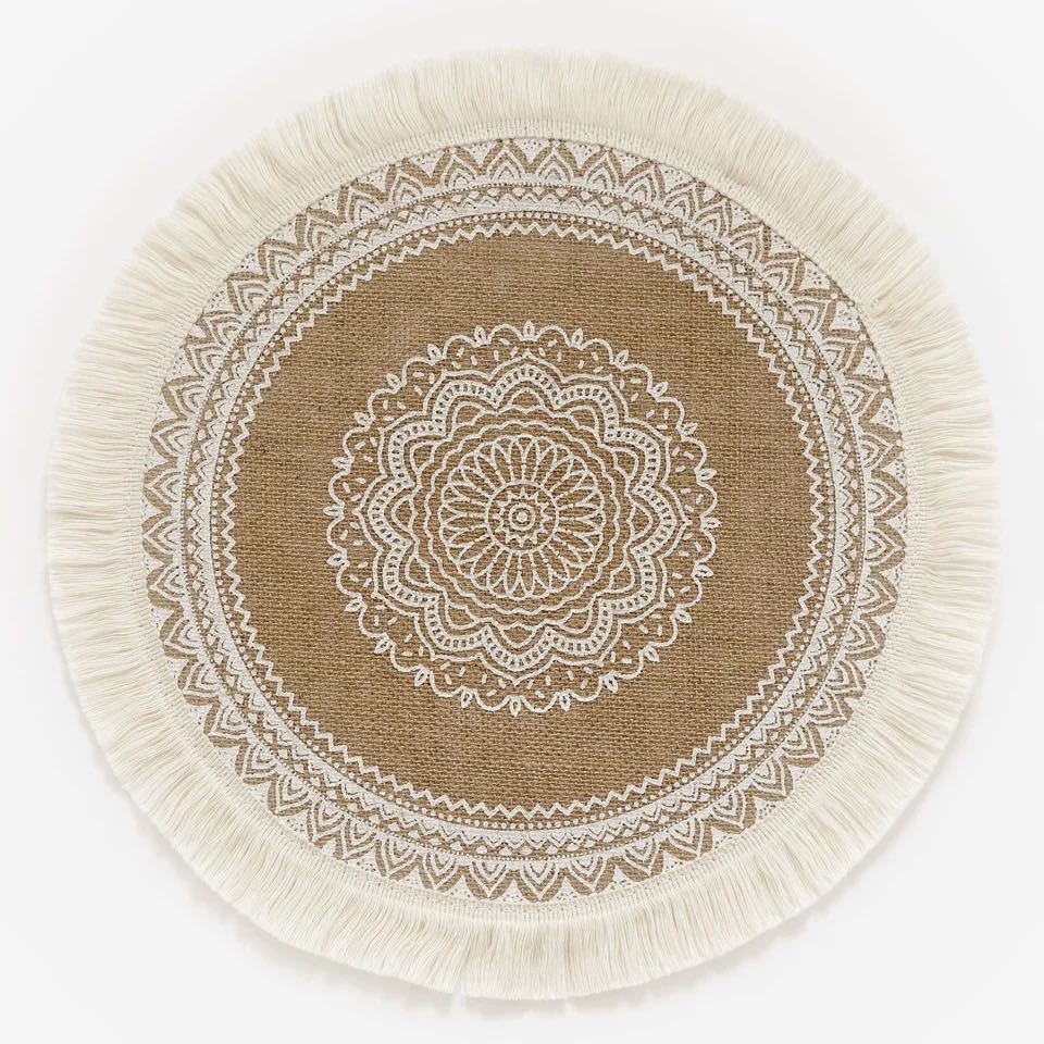 Handcrafted Nordic Coaster & Placemat for Refined Table Styling