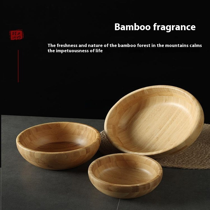 Wooden Bamboo Dough Basin Bowl
