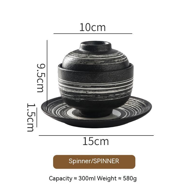 Ceramic Soup Bowl with Lid for Elegant, Everyday Dining